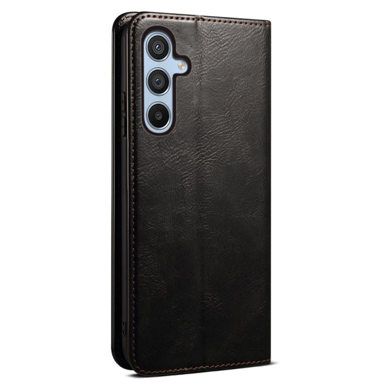 Flip Cover Samsung Galaxy A55 5G Simili Cuir Ciré