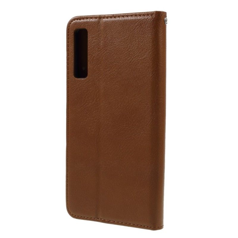 Flip Cover Samsung Galaxy A7 Simili Cuir Porte-cartes