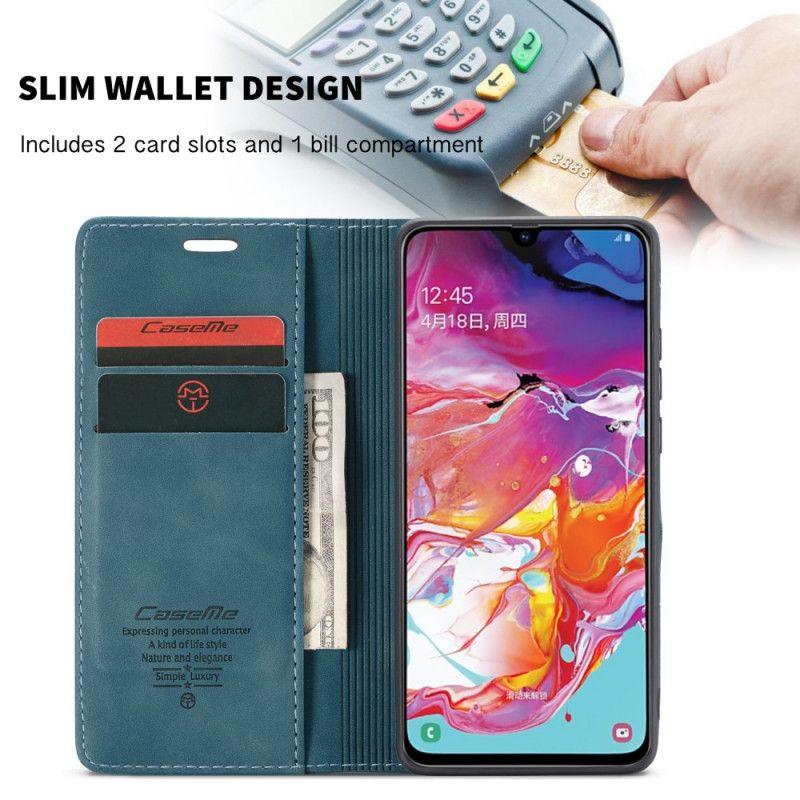 Flip Cover Samsung Galaxy A70 Caseme Simili Cuir