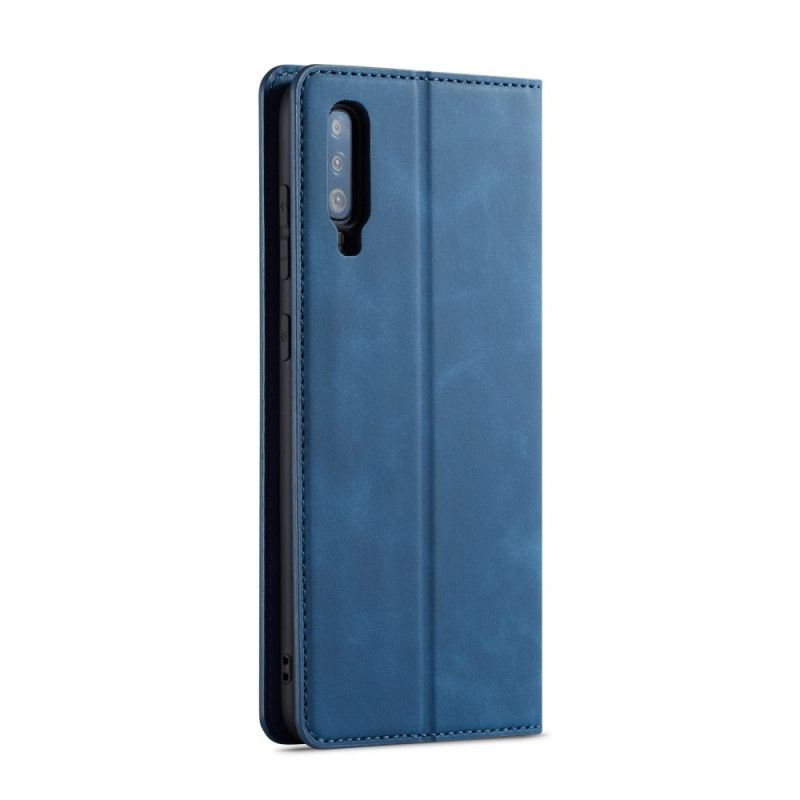 Flip Cover Samsung Galaxy A70 Effet Cuir Forwenw