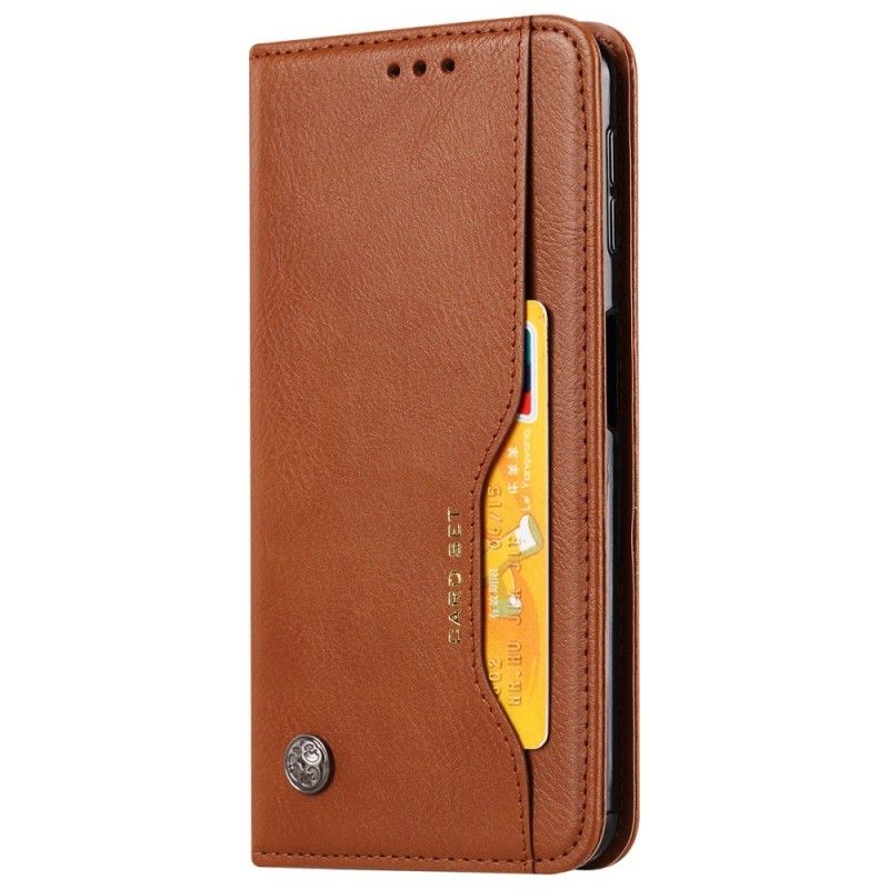 Flip Cover Samsung Galaxy A70 Simili Cuir Porte-cartes