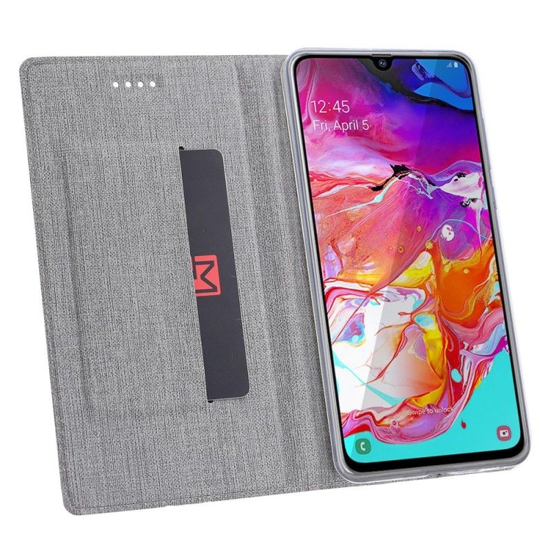 Flip Cover Samsung Galaxy A70 Texturée