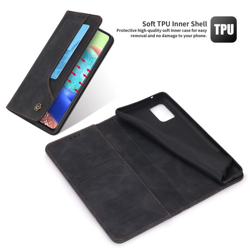 Flip Cover Samsung Galaxy A71 5G Porte-Carte Frontal POLA