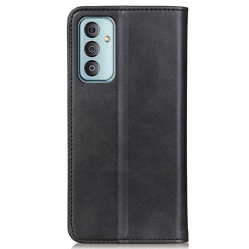 Flip Cover Samsung Galaxy M13 5G Cuir Fendu