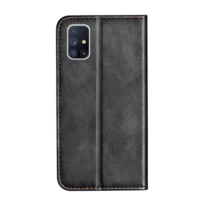 Flip Cover Samsung Galaxy M51 Bicolore Effet Cuir