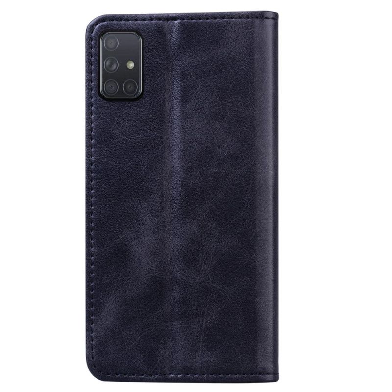 Flip Cover Samsung Galaxy M51 Effet Cuir Business Bicolore