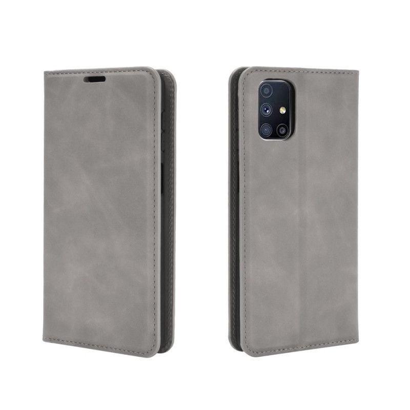 Flip Cover Samsung Galaxy M51 Effet Cuir Douceur