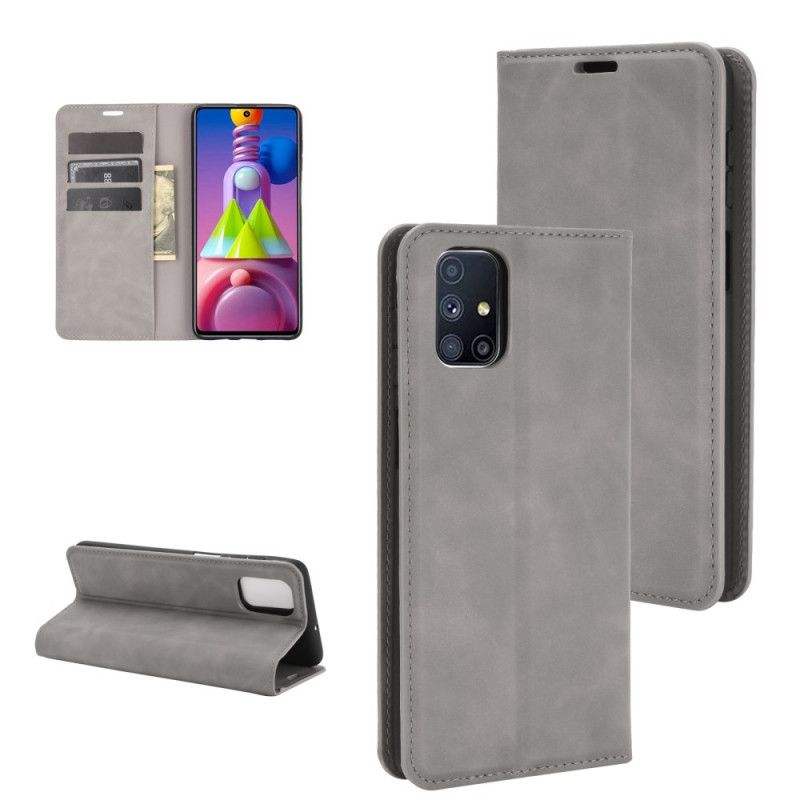 Flip Cover Samsung Galaxy M51 Effet Cuir Douceur