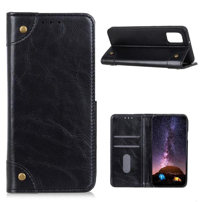 Flip Cover Samsung Galaxy M51 Style Cuir Nappa