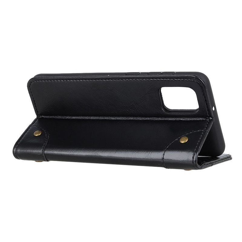 Flip Cover Samsung Galaxy M51 Style Cuir Nappa