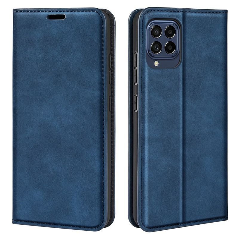 Flip Cover Samsung Galaxy M53 5G Skin-Touch Douceur