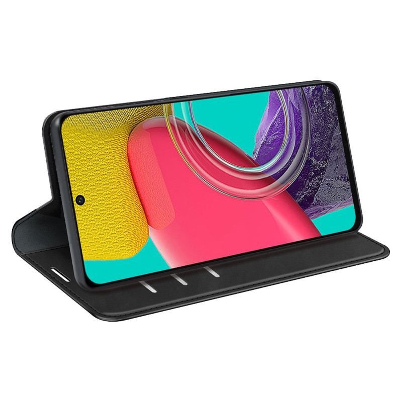 Flip Cover Samsung Galaxy M53 5G Skin-Touch Douceur