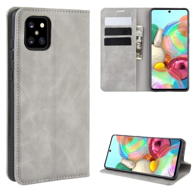 Flip Cover Samsung Galaxy Note 10 Lite Effet Cuir Chic