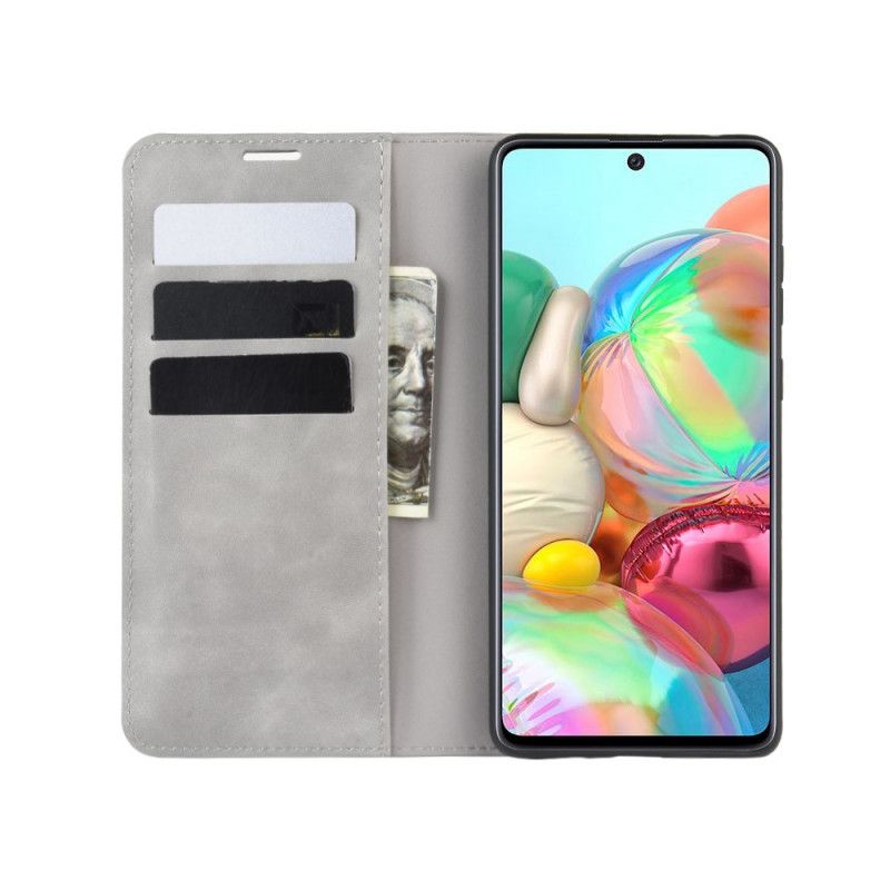 Flip Cover Samsung Galaxy Note 10 Lite Effet Cuir Chic