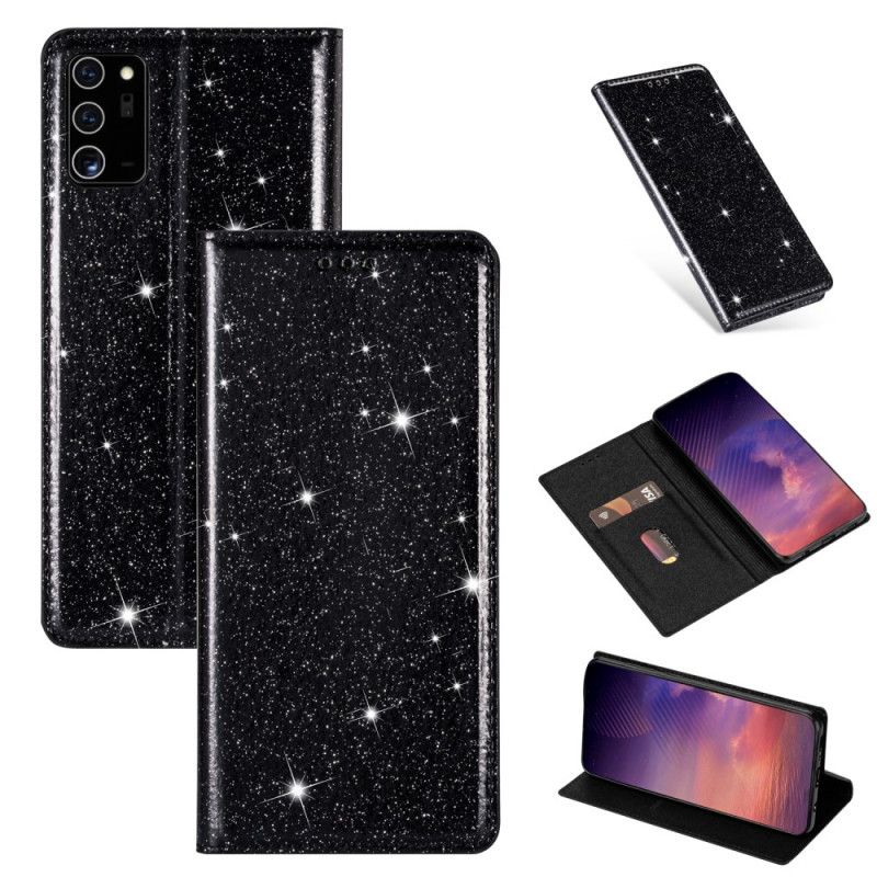 Flip Cover Samsung Galaxy Note 20 Style Paillettes