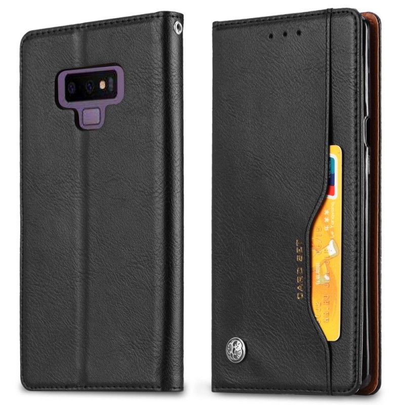 Flip Cover Samsung Galaxy Note 9 Simili Cuir Porte-cartes