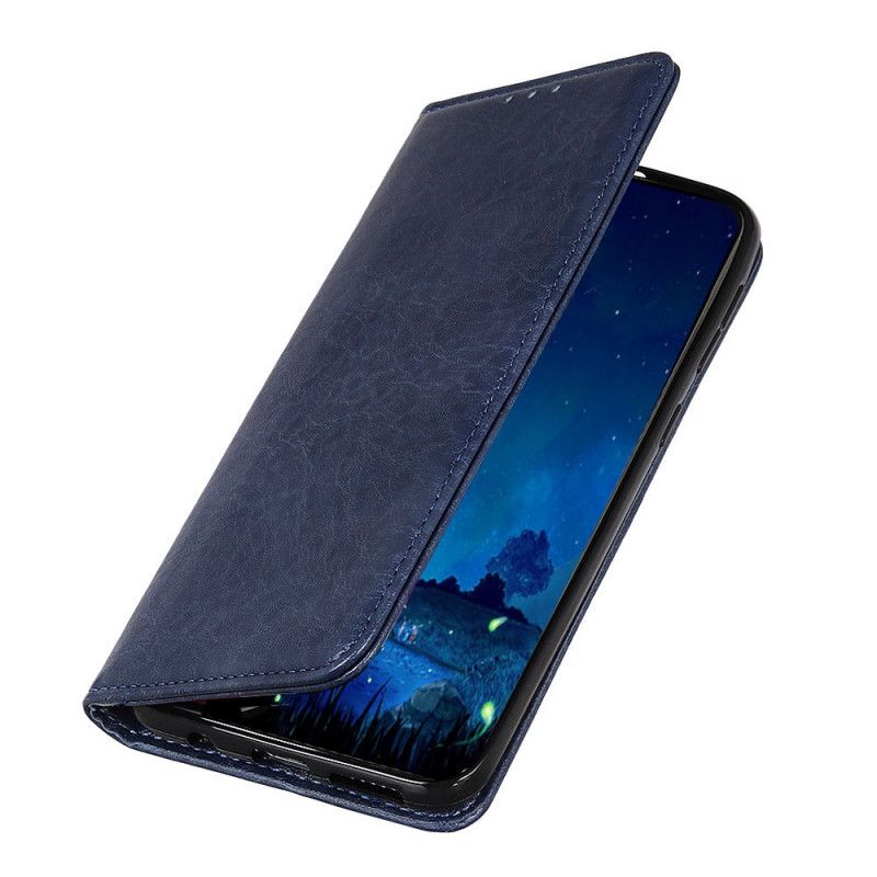 Flip Cover Samsung Galaxy S20 Cuir Fendu Élégance