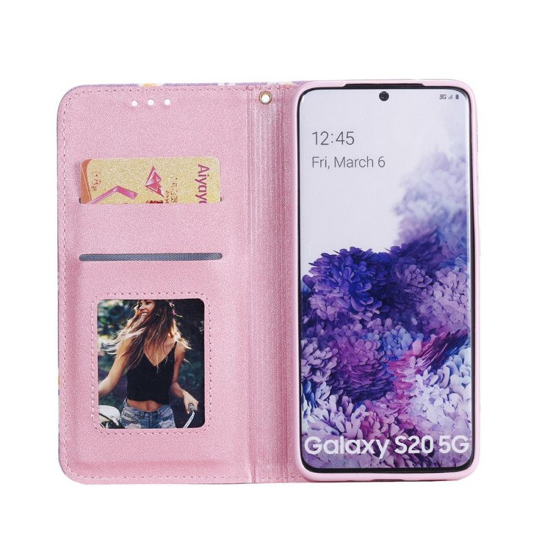 Flip Cover Samsung Galaxy S20 Marguerites