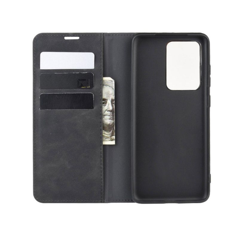 Flip Cover Samsung Galaxy S20 Ultra Effet Cuir Business Style