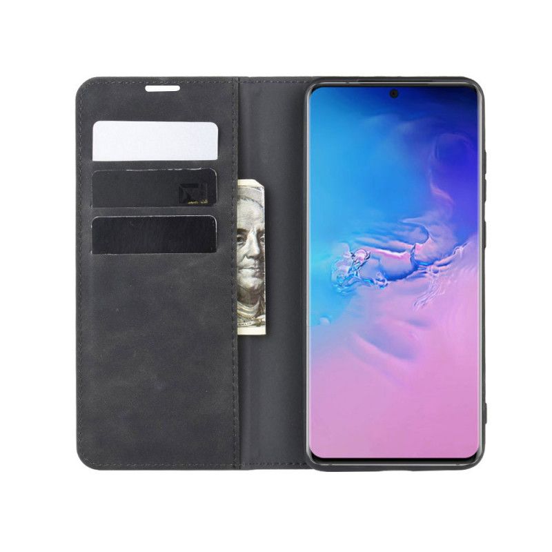 Flip Cover Samsung Galaxy S20 Ultra Effet Cuir Business Style