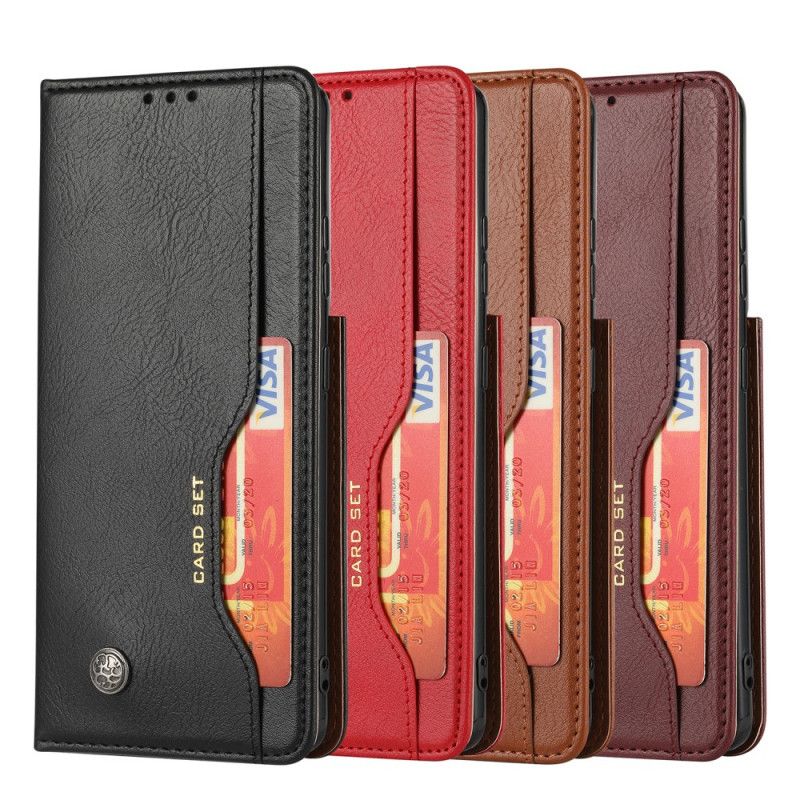 Flip Cover Samsung Galaxy S21 Plus 5g Simili Cuir Porte-cartes