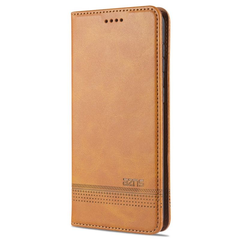 Flip Cover Samsung Galaxy S21 Ultra 5g Style Cuir Azns