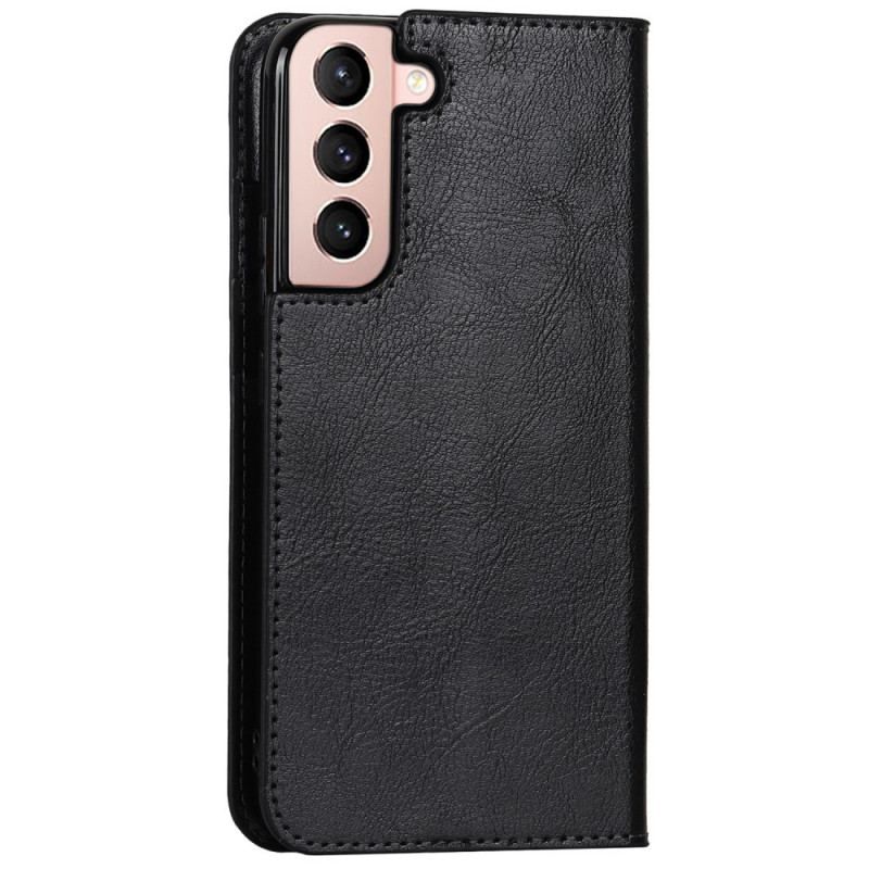 Flip Cover Samsung Galaxy S22 5G Cuir Véritable