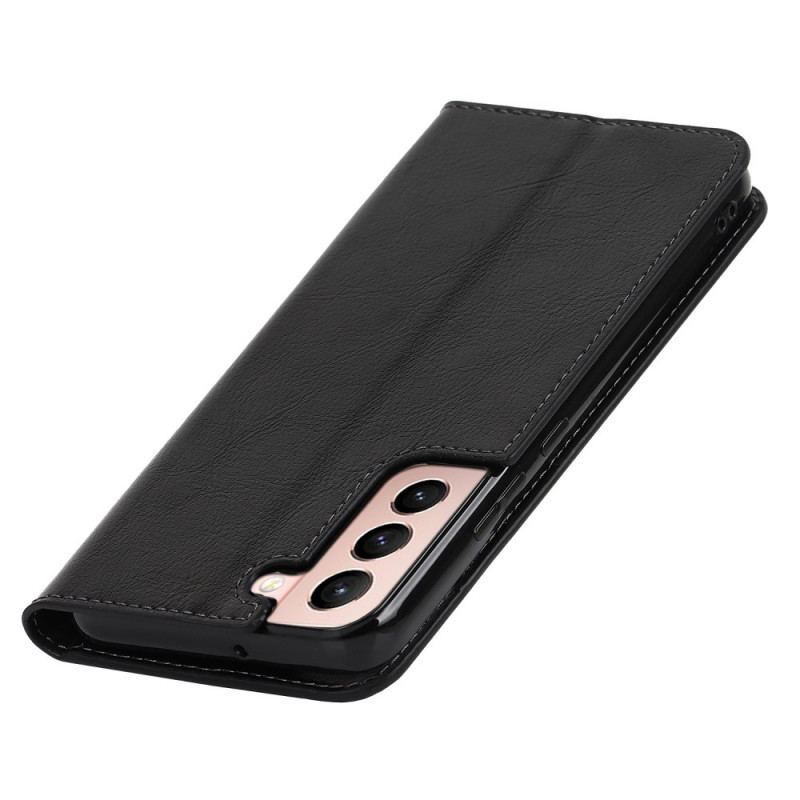 Flip Cover Samsung Galaxy S22 5G Cuir Véritable