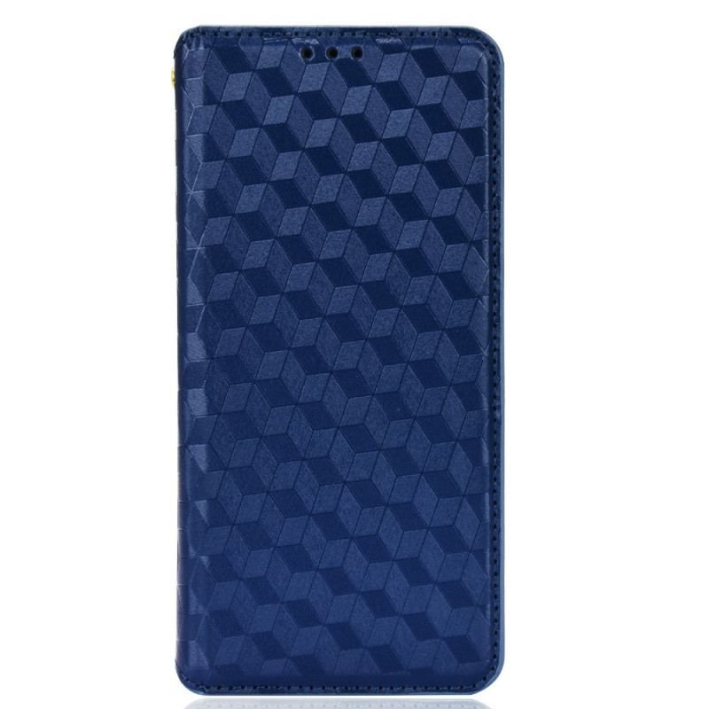 Flip Cover Samsung Galaxy S22 5G Effet Cuir Diamant