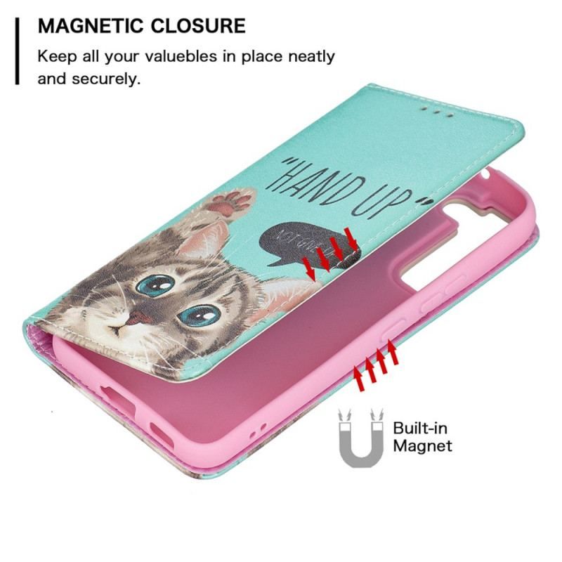 Flip Cover Samsung Galaxy S22 5G Hand Up