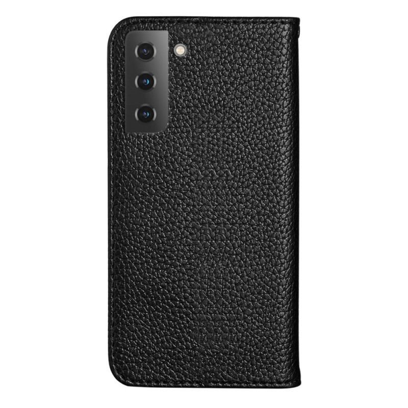 Flip Cover Samsung Galaxy S22 5G Simili Cuir Litchi Ultra Chic