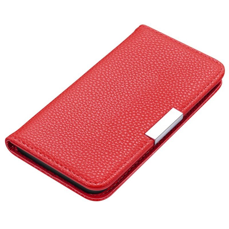 Flip Cover Samsung Galaxy S22 Plus 5G Simili Cuir Litchi Ultra Chic