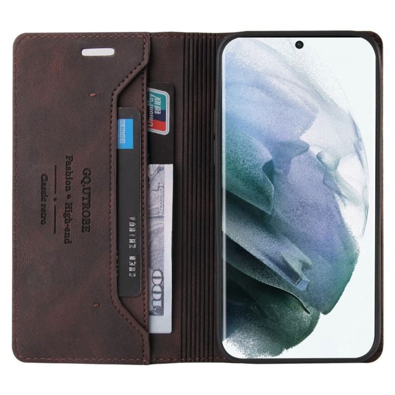 Flip Cover Samsung Galaxy S22 Ultra 5G Simili Cuir GQ.UTROBE