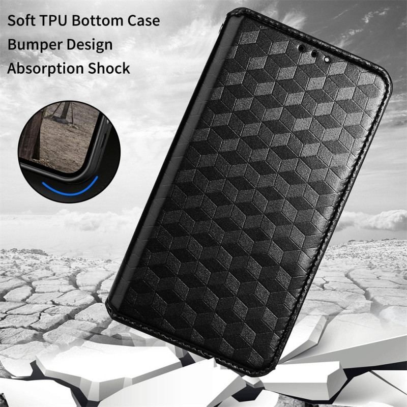 Flip Cover Samsung Galaxy S23 5G Motif 3D