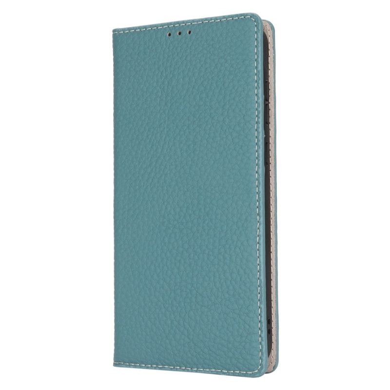 Flip Cover Samsung Galaxy S24 FE Cuir Texture Litchi