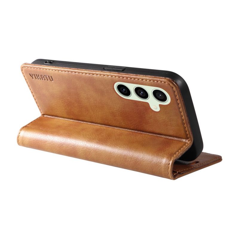 Flip Cover Samsung Galaxy S24 Vintage YIKATU