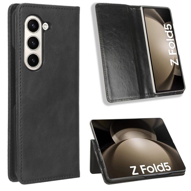 Flip Cover Samsung Galaxy Z Fold 5 Rétro