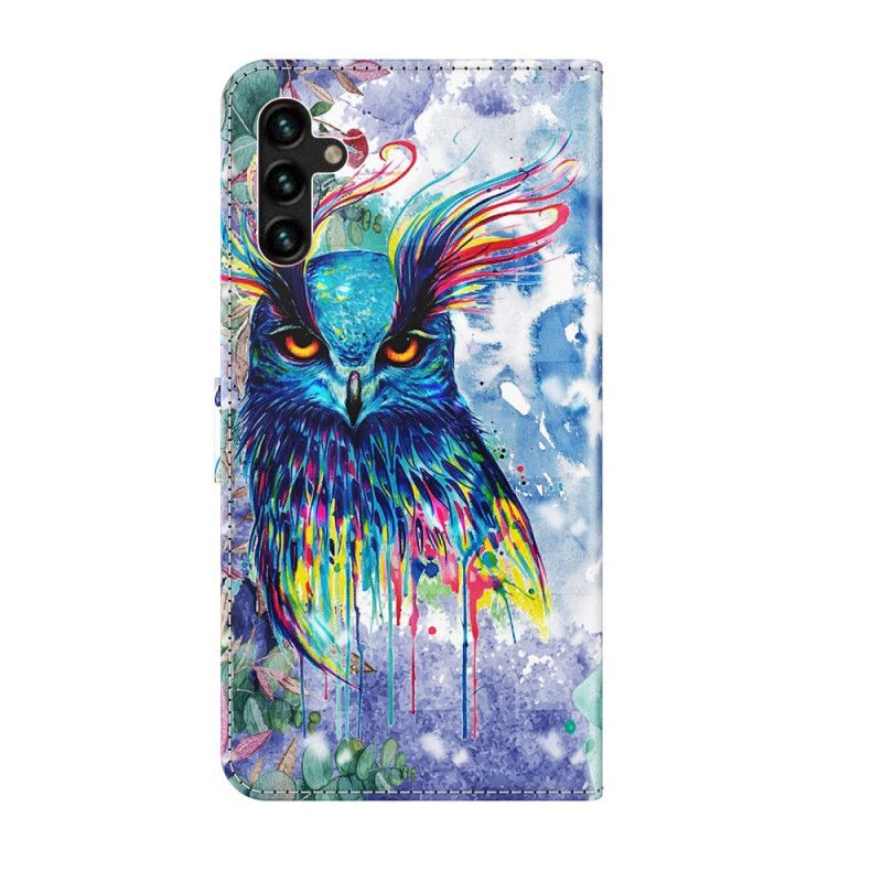 Housse Pour Samsung Galaxy A13 5G Oiseau Aquarelle