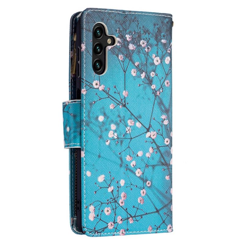 Housse Pour Samsung Galaxy A13 5G Poche Zippée Arbre