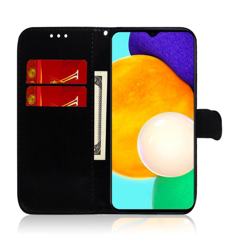 Housse Pour Samsung Galaxy A13 5G Simili Cuir Couverture Miroir