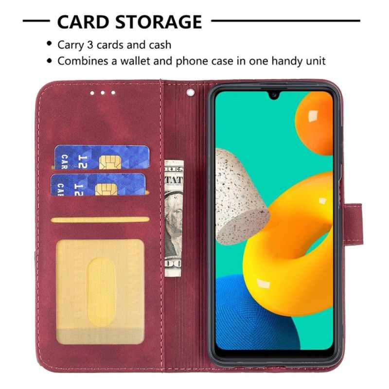 Housse Pour Samsung Galaxy M32 Triangles Binfen Color