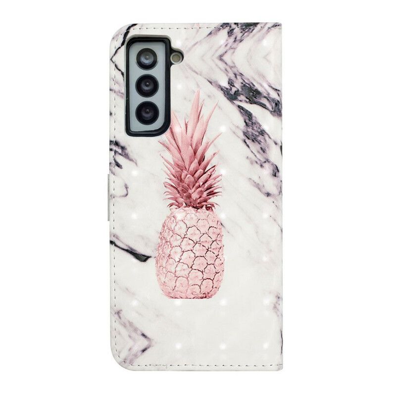 Housse Pour Samsung Galaxy S21 FE Light Spot Ananas