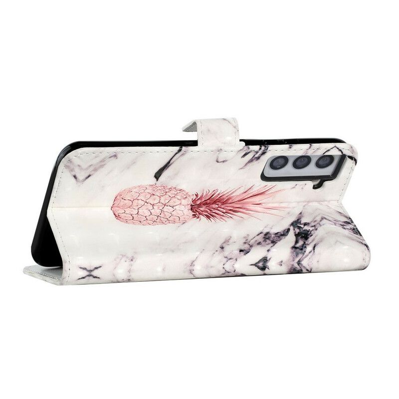 Housse Pour Samsung Galaxy S21 FE Light Spot Ananas