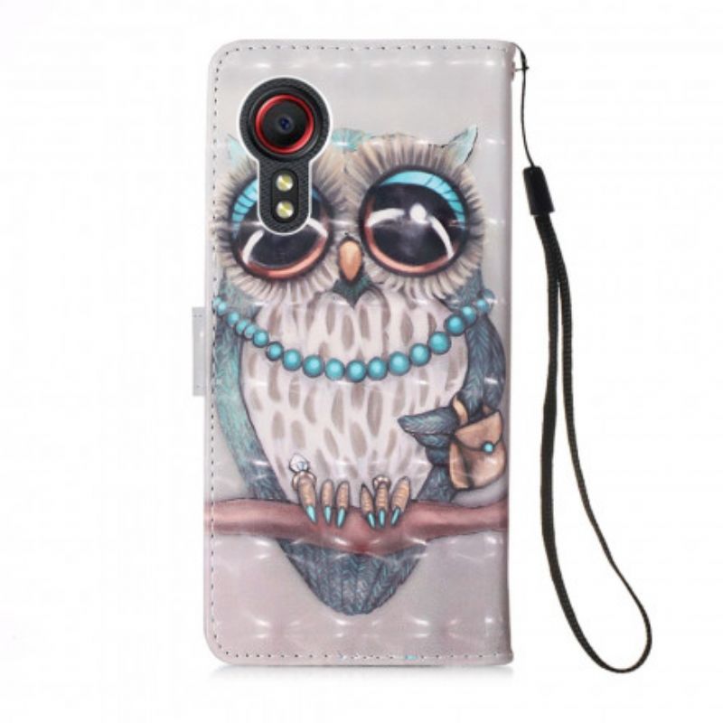 Housse Pour Samsung Galaxy XCover 5 Miss Hibou