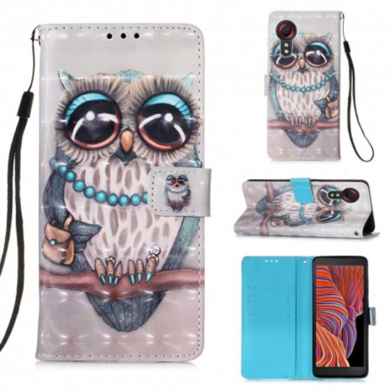 Housse Pour Samsung Galaxy XCover 5 Miss Hibou