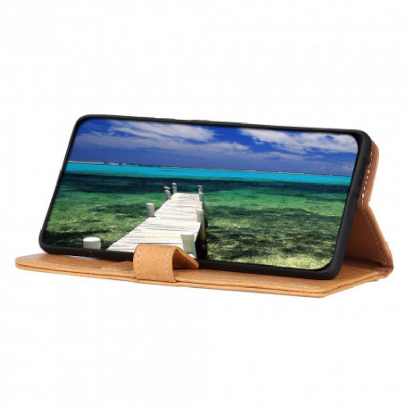 Housse Pour Samsung Galaxy XCover 5 Simil Cuir Style Rhinocéros