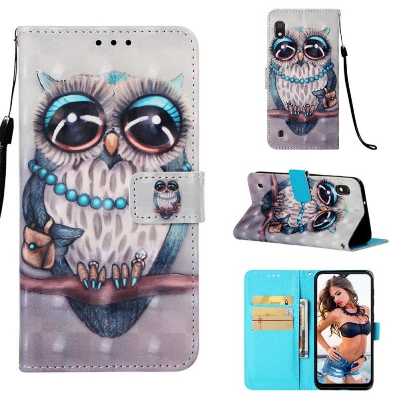 Housse Samsung Galaxy A10 Miss Hibou