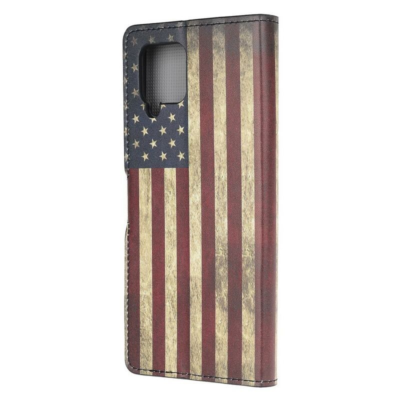 Housse Samsung Galaxy A12 / M12 Drapeau Américain