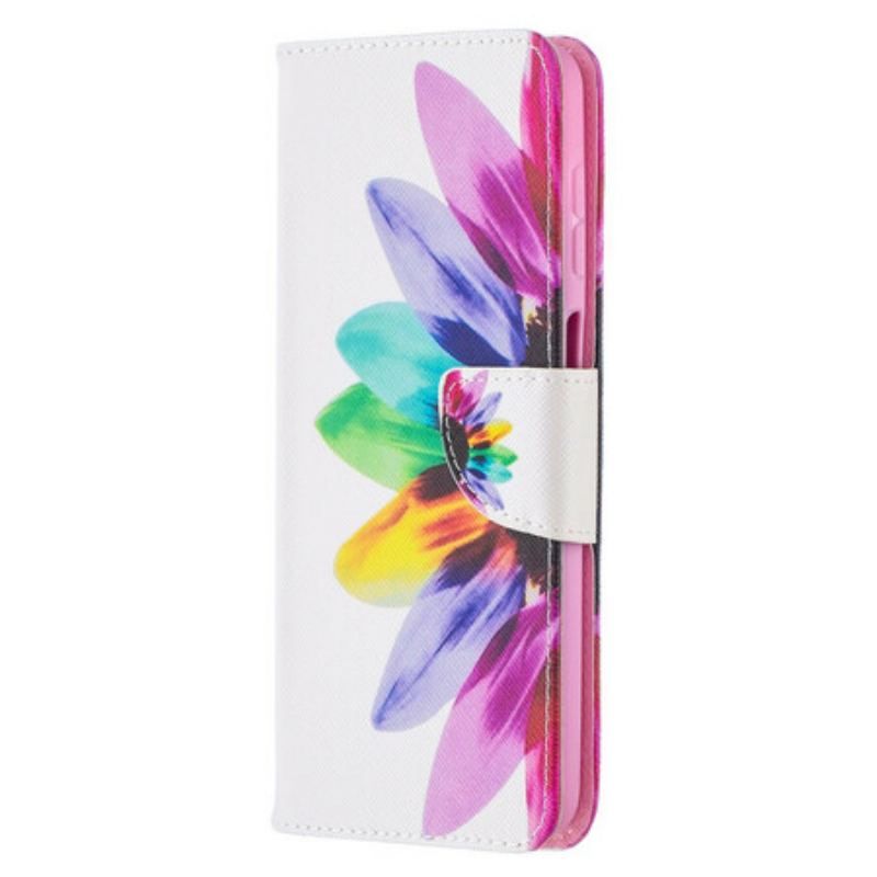 Housse Samsung Galaxy A12 / M12 Fleur Aquarelle