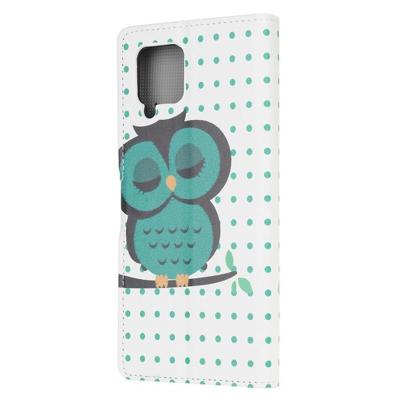 Housse Samsung Galaxy A12 / M12 Hibou Endormi